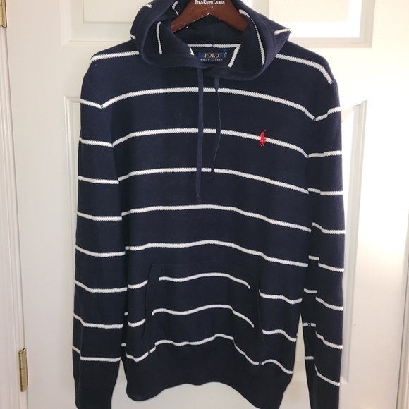 RALPH LAUREN POLO PIMA COTTON HOODY L HOODIE - Picture 1 of 2